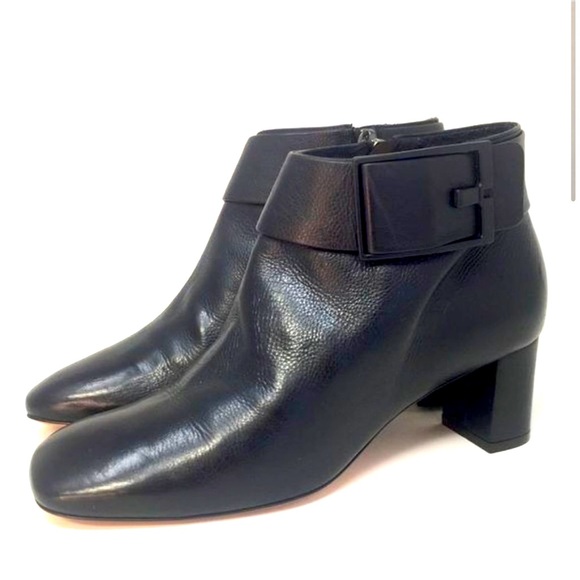 60’s mod leather Ankle Boots - Picture 1 of 8